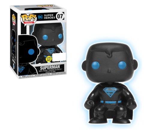 Justice League - Superman Silhouette (Glow) Pop! Vinyl Figure image