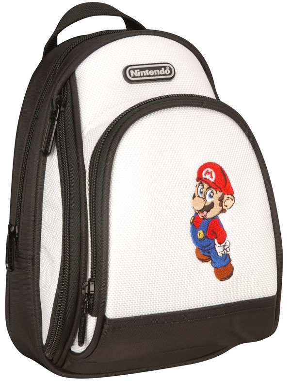 Mario Back Pack Case - White for Nintendo DS image