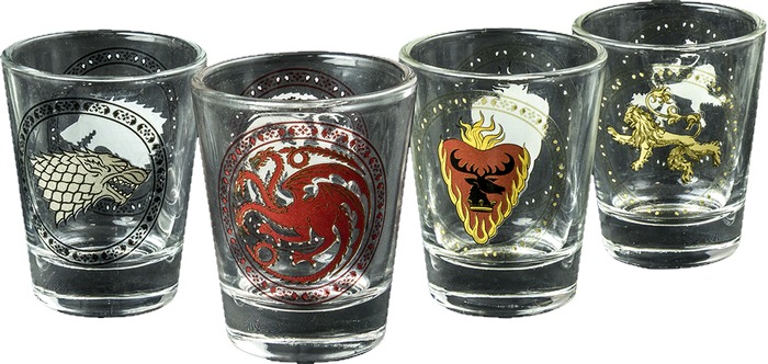 Game of Thrones - House Sigil Shot Glass Set of 4 image