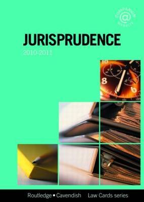 Jurisprudence Lawcards: 2010-2011 by Routledge Chapman Hall image