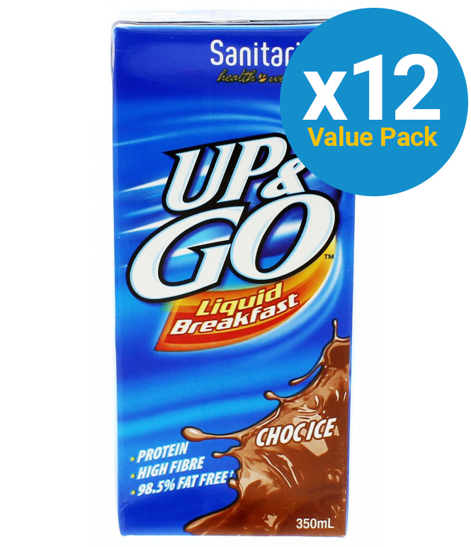 UP&GO Liquid Breakfast Choc Ice 350ml (12 Pack) image
