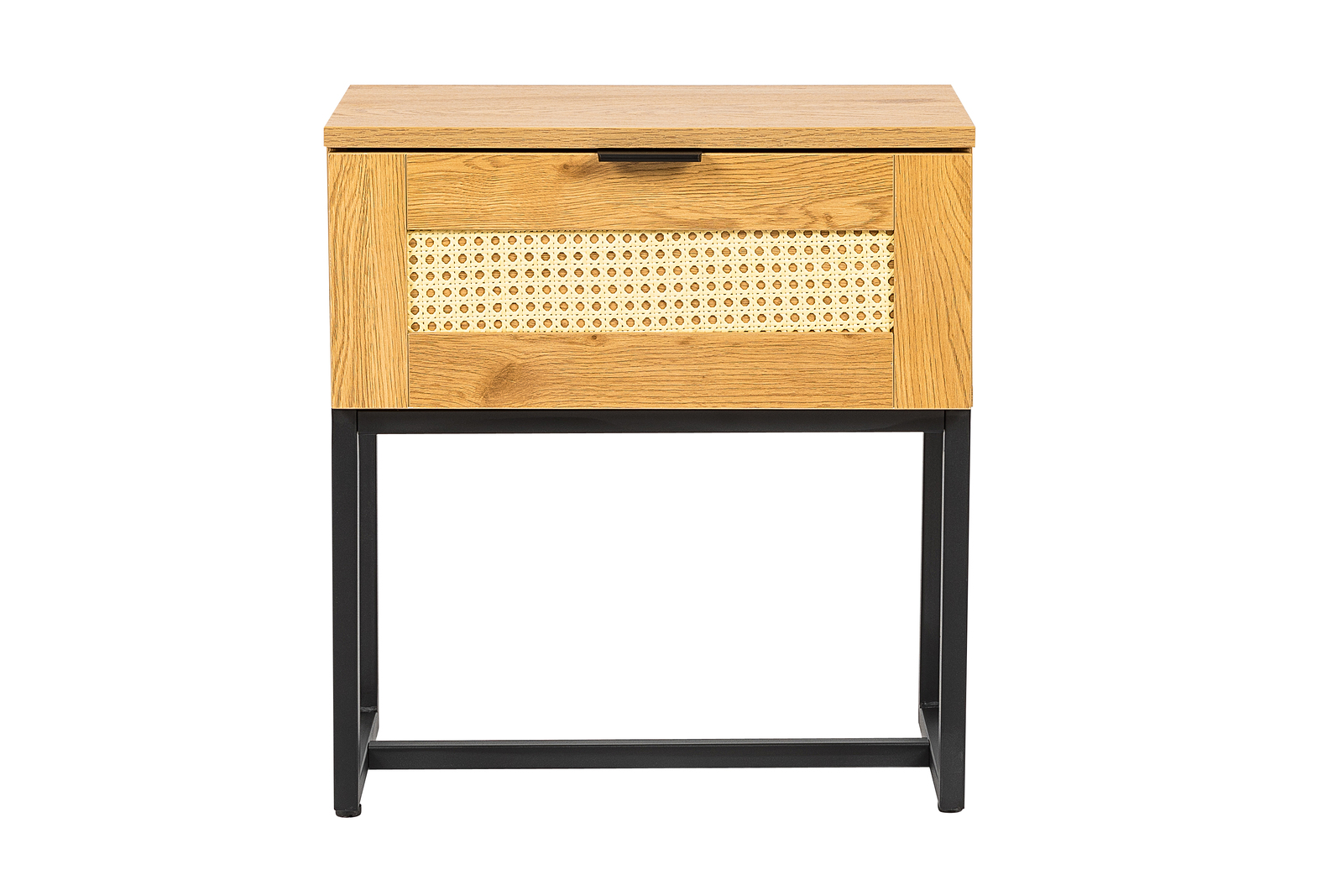 Buy Rattan Bedside Table Light Oak at Mighty Ape NZ