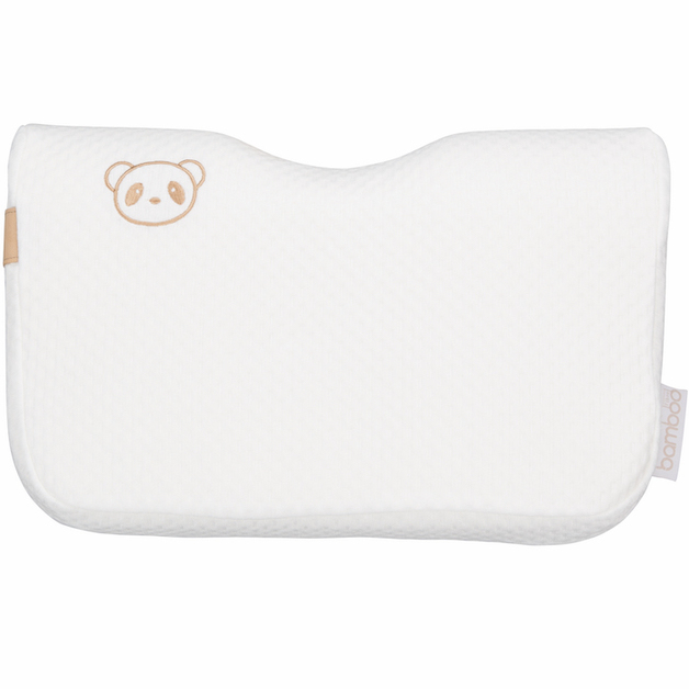 Cuddle Co: Bamboo Moulded Toddler Pillow - White