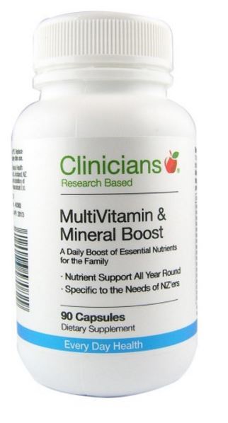 Clinicians MultiVitamin & Mineral Boost (90 Capsules) image