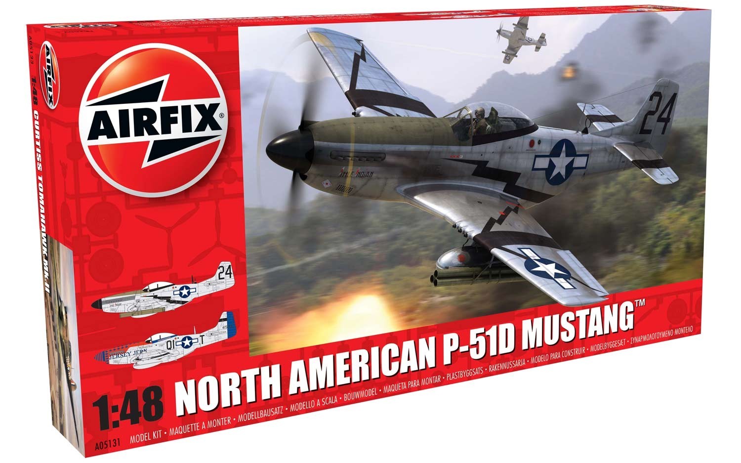 Airfix 148 North American P51D Mustang Model Kit at Mighty Ape NZ