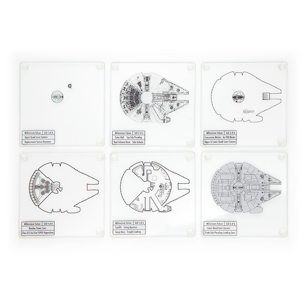 Star War: Millennium Falcon - Coaster Set