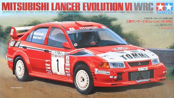 Tamiya Mitsubishi Lancer Evolution VI WRC 1:24 Kitset Model image