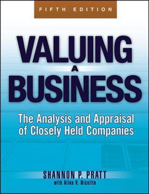 Valuing a Business by Shannon P Pratt image