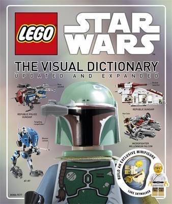 Lego Star Wars: The Visual Dictionary (Updated & Expanded, incl Minifigure!) on Hardback by DK