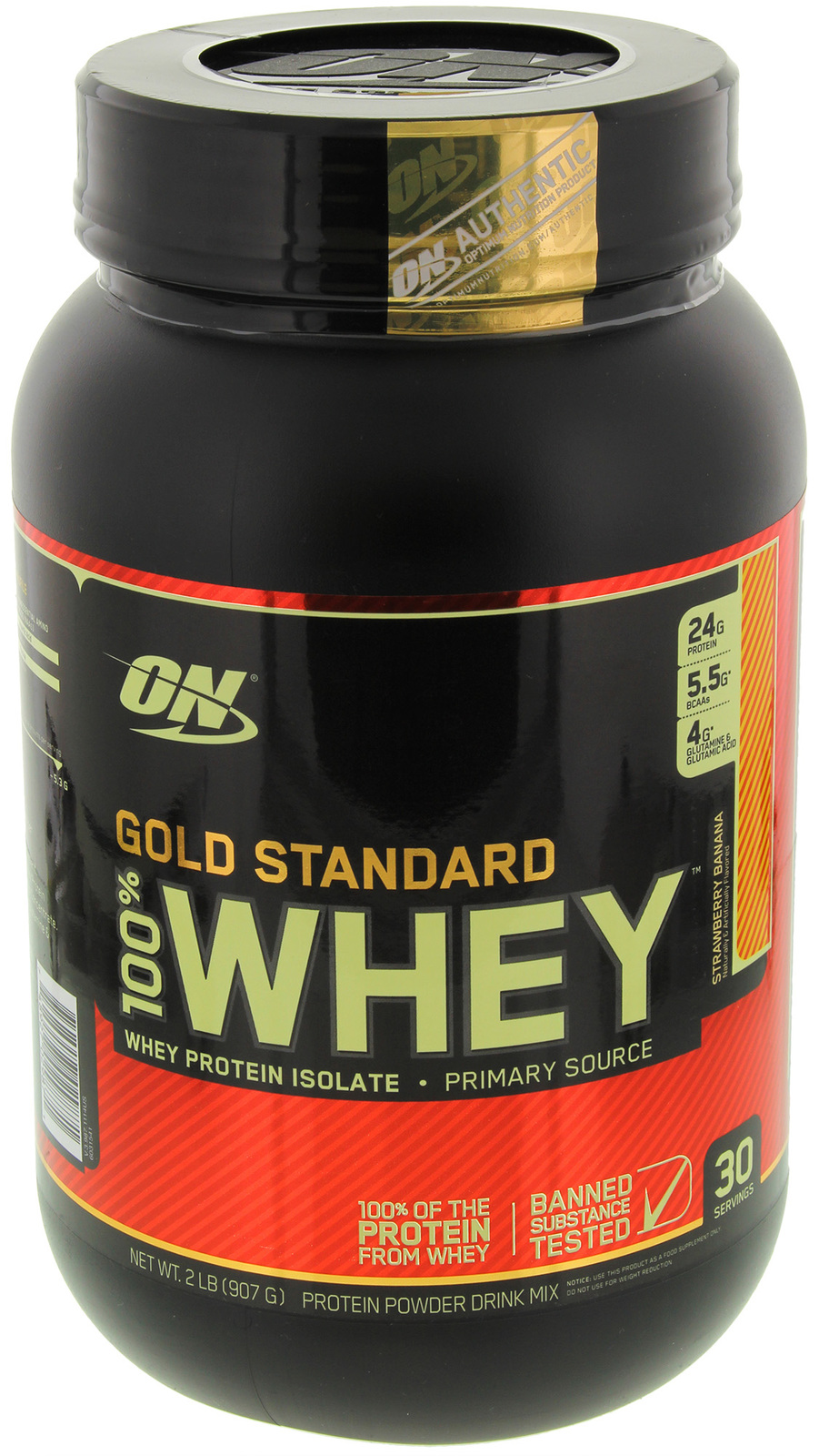 Optimum Nutrition Gold Standard 100% Whey - Strawberry Banana (907g) image