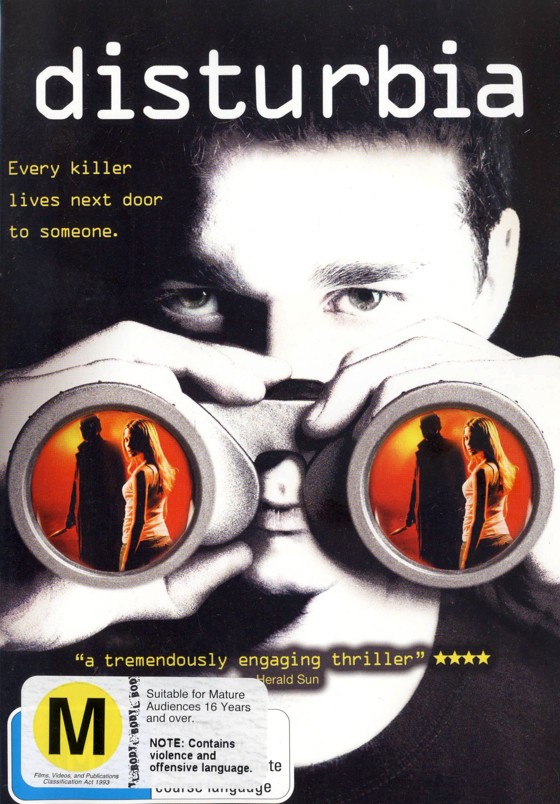 Disturbia on DVD image