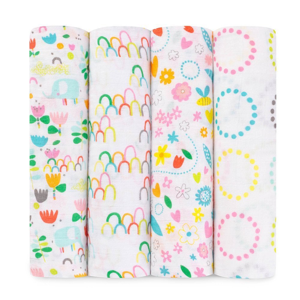 Aden + Anais: Classic Swaddle - Fairground (4 Pack) image