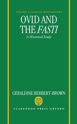 Ovid and the Fasti by Geraldine Herbert-Brown image