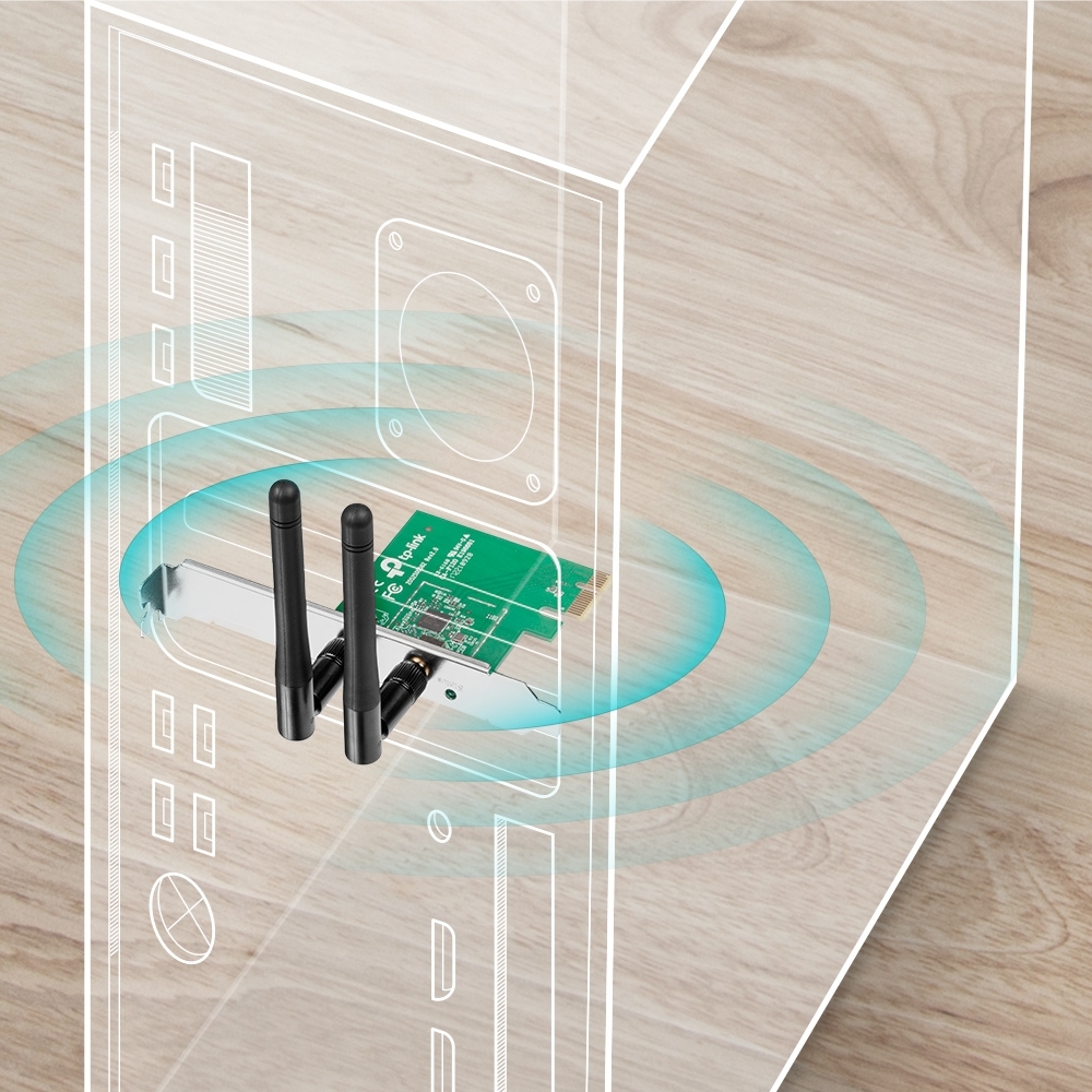 TP-Link 300Mbps Wireless N PCI Express Adapter image