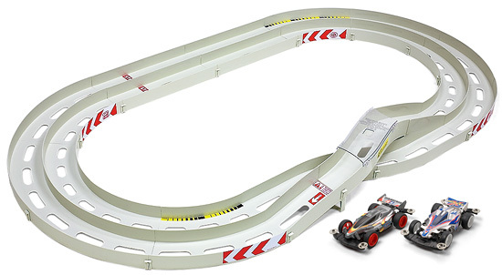 Mini 4WD Racing Set Tamiya Mini 4WD Oval Home Circuit Set - 3D