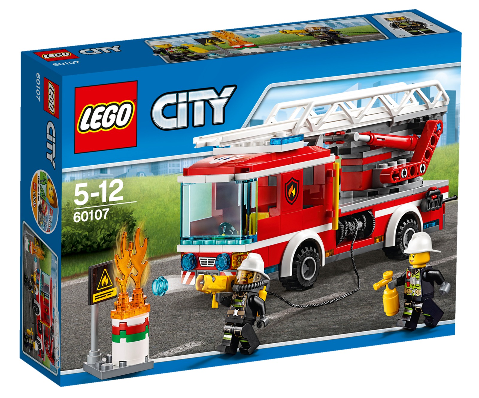 LEGO City - Fire Ladder Truck (60107) image