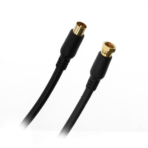 Pudney: F Plug To Coaxial Plug Flylead RG6 - 2 Metre image
