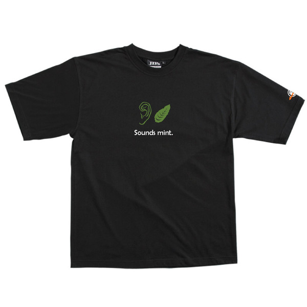 Sounds Mint - Tshirt (Black) Small for image