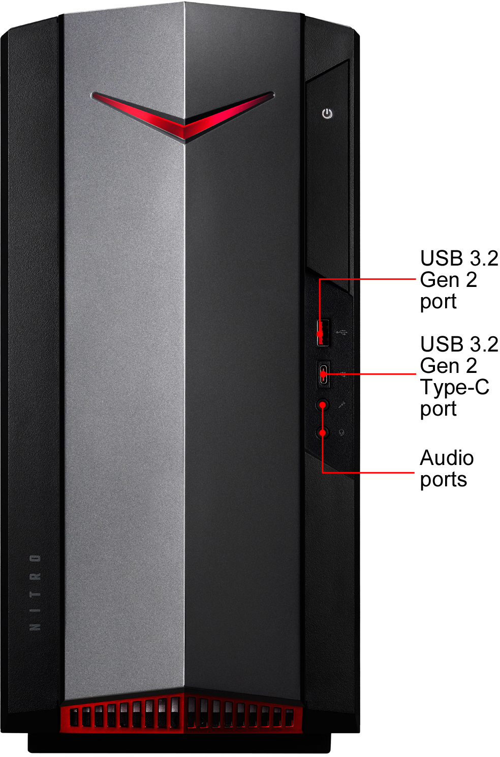 Acer Nitro 50 i7 16GB RTX2060 Super 512GB Gaming PC image
