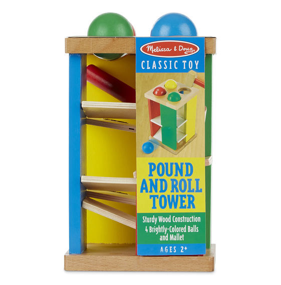 Melissa & Doug: Wooden Pound and Roll Tower image