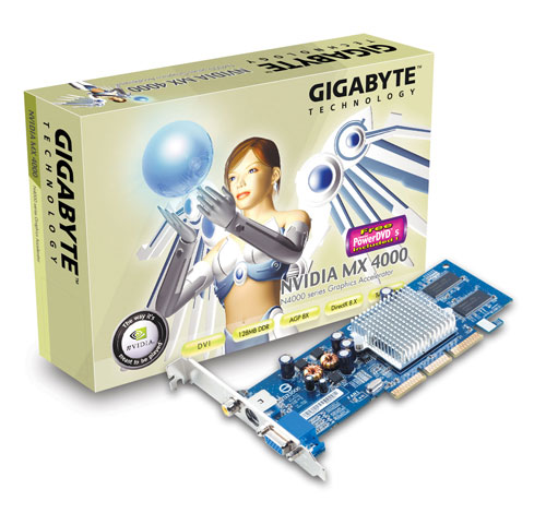 Gigabyte Graphics Card NVIDIA GeForce MX 4000 128M AGP image