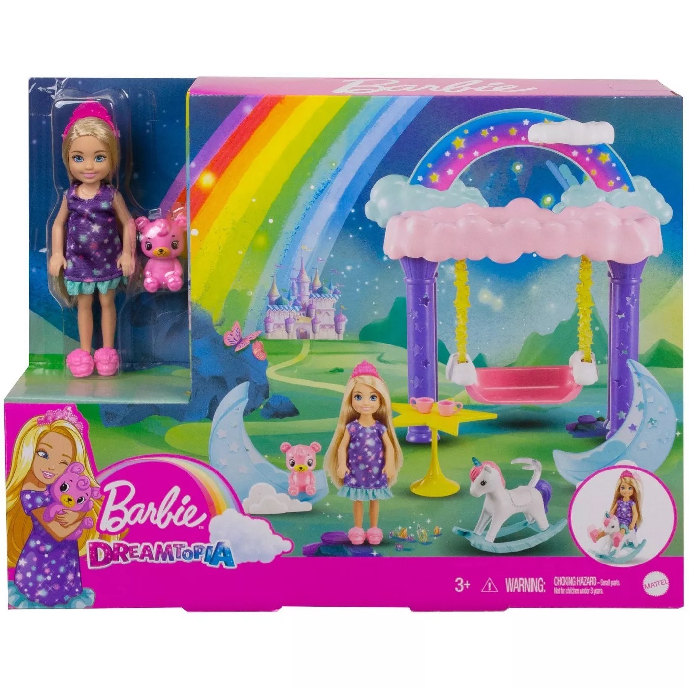 Barbie Dreamtopia Chelsea Princess Doll & Fairytale Sleepover