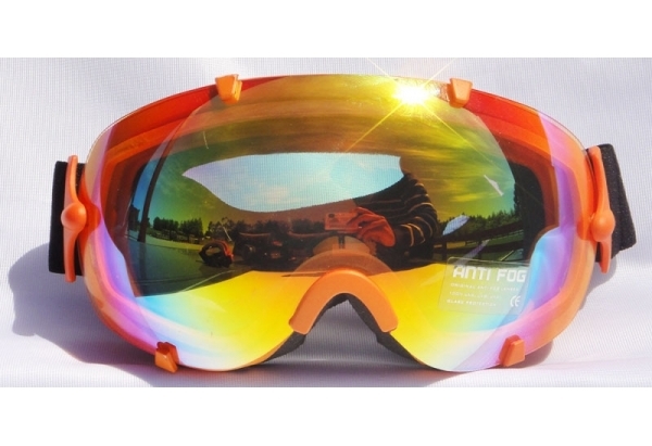 Mountain Wear Adult Mirrored Goggles: Orange (G2022)