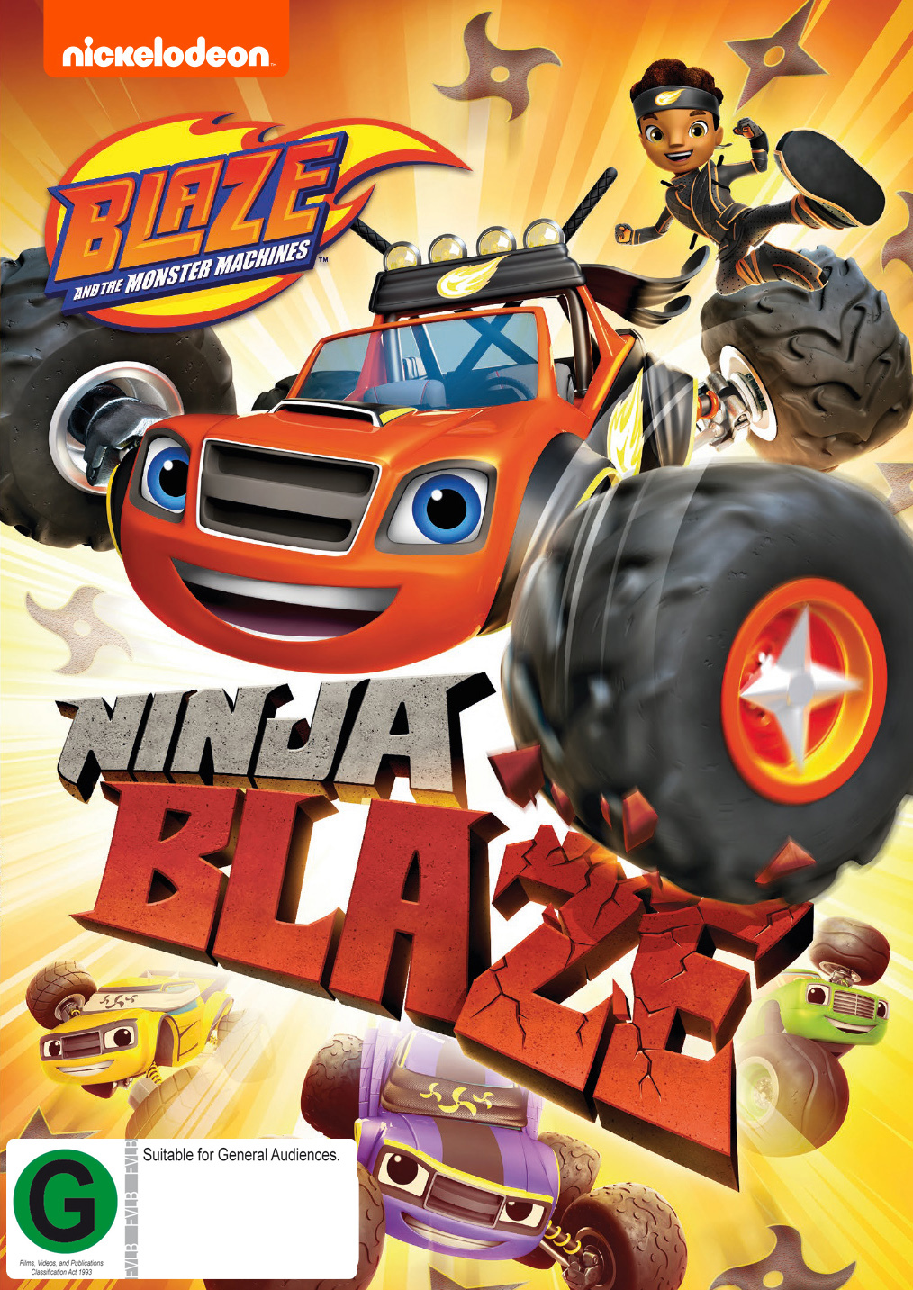 Blaze and the Monster Machines Ninja Blaze DVD Buy Now at Mighty