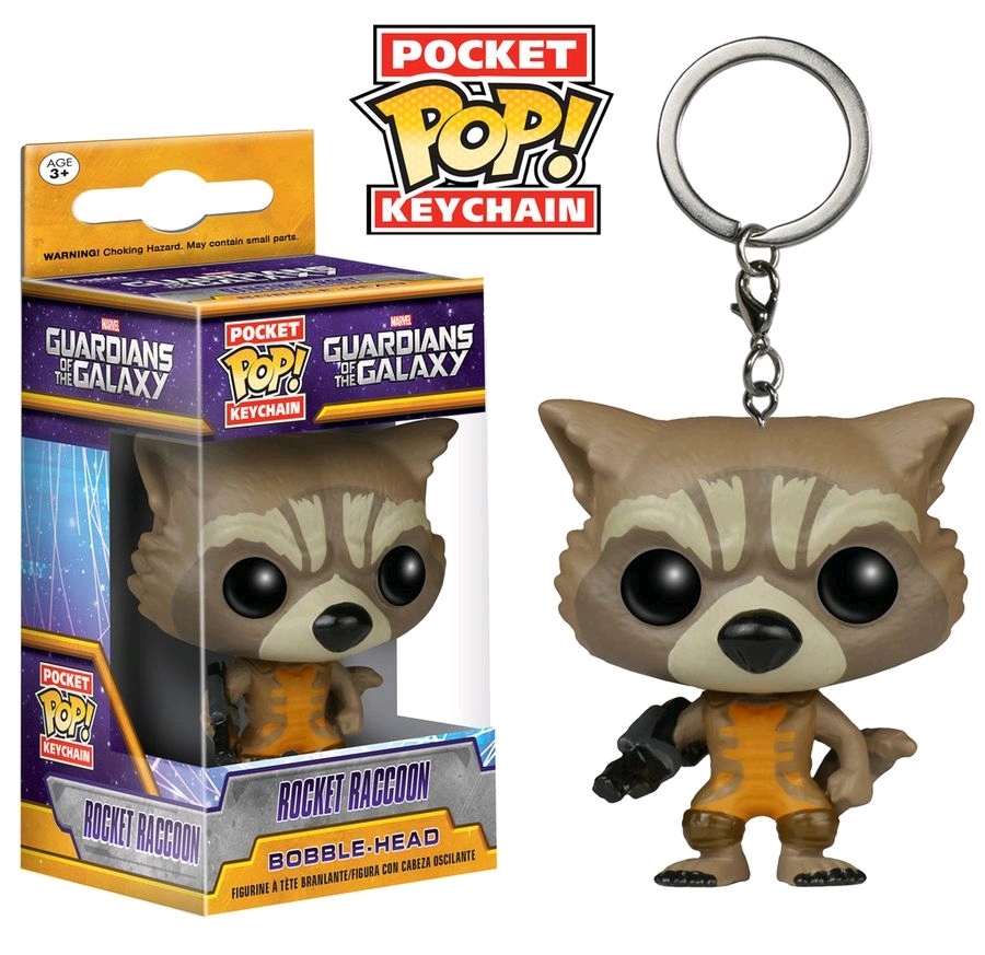 Guardians of the Galaxy - Rocket Pocket Pop! Key Chain image