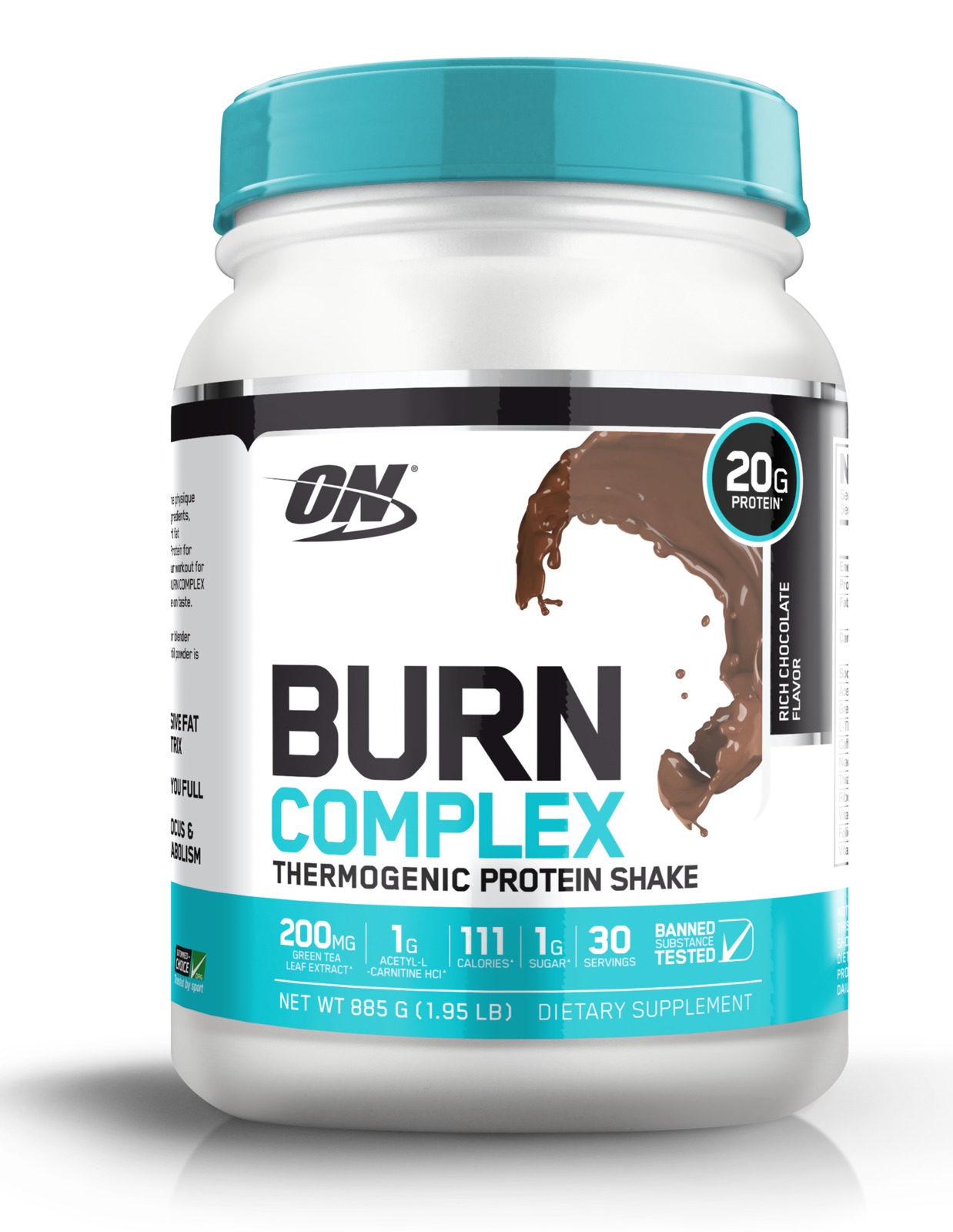 Optimum Nutrition: Burn Complex Thermogenic Protein - Chocolate (885g) image