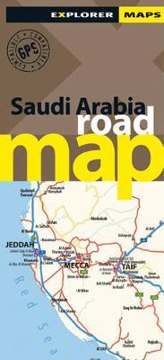 Saudi Arabia Road Map on Paperback by Explorer Publishing and Distribution