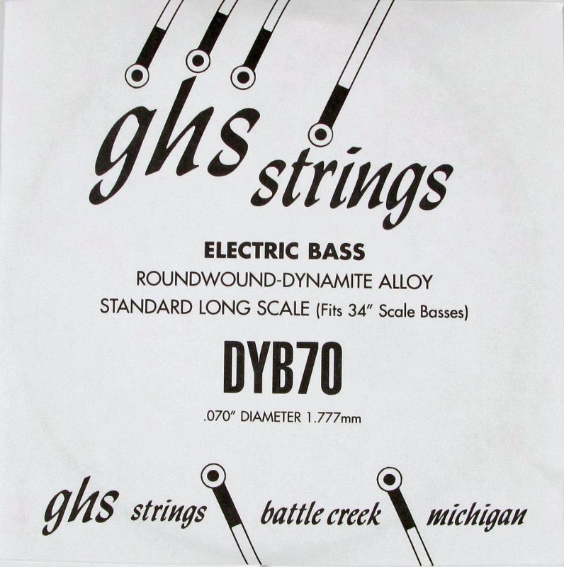 GHS 070 Dynamite Alloy Bass Boomers - Electric Bass Single String image