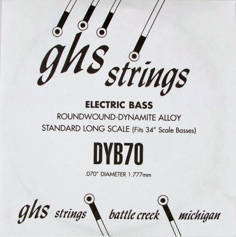 GHS 070 Dynamite Alloy Bass Boomers - Electric Bass Single String