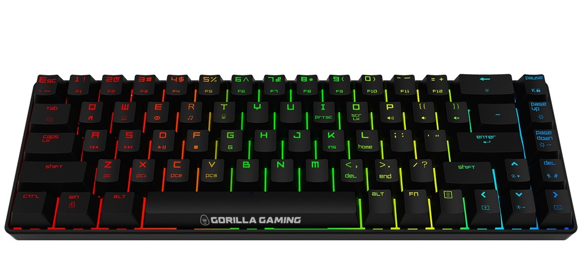 Gorilla Gaming Mini Mechanical Keyboard (Black) PC InStock Buy Now at Mighty Ape NZ