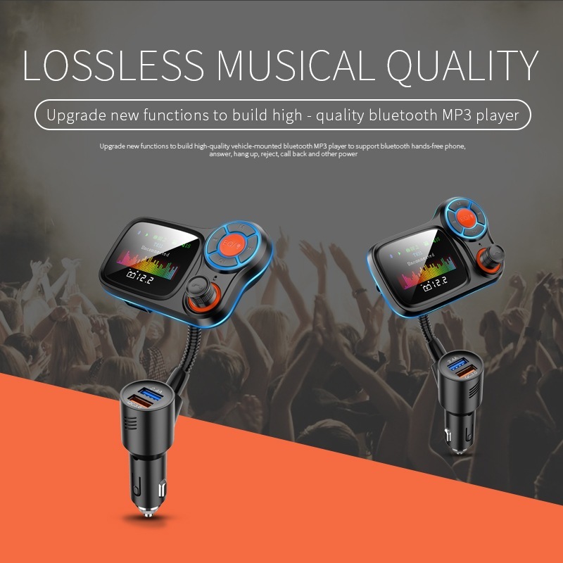 Big Display Car Charger FM Transmitter