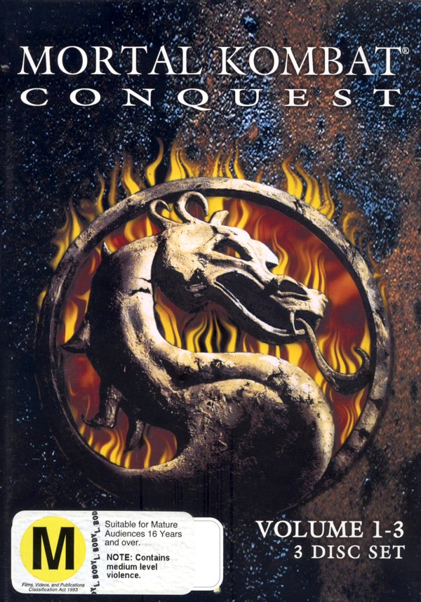 Mortal Kombat: Konquest Vol 1-3 (3 Disc) on DVD image