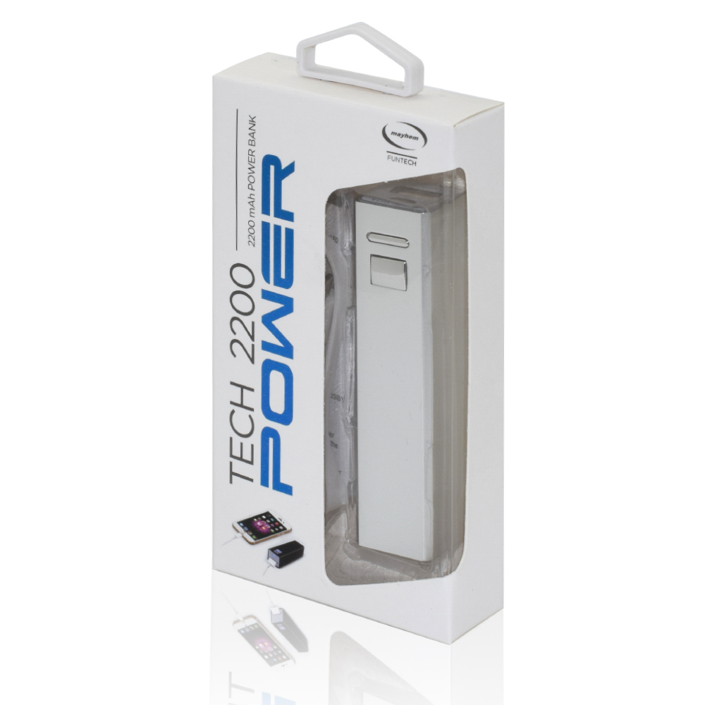 Mayhem Power Bank 2200 Silver image