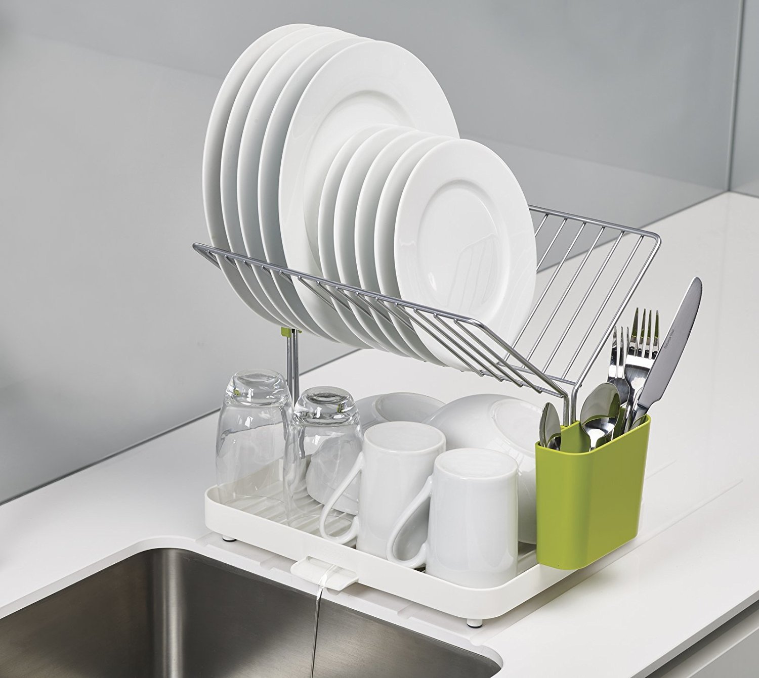 Joseph Joseph: Y-Rack Dish Drainer (White) image