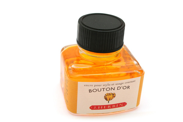 J Herbin: Fountain Pen Ink - Bouton D’or (30ml) image