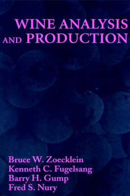 Wine Analysis and Production by Bruce W. Zoecklein image