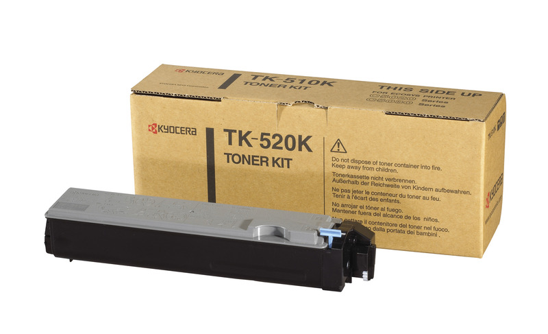 Kyocera TK520K Black Toner Kit for FSC5015N Printer