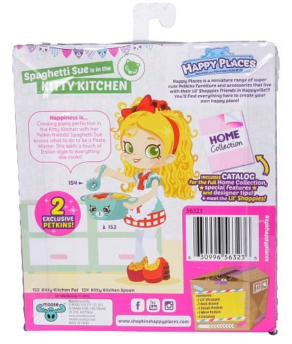 Shopkins: Happy Places - Spaghetti Sue Doll