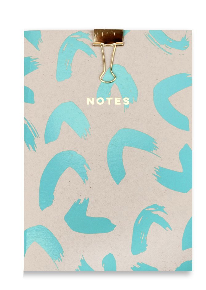 Nineteen Seventy Three: Aqua Brush Stroke - A5 Notepad image