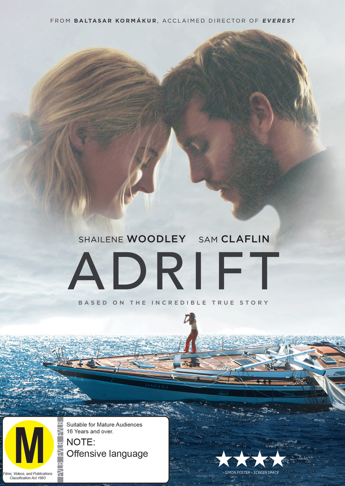 Adrift on DVD image