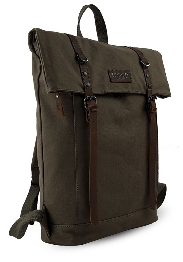 waxed cotton backpack