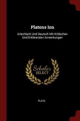 Platons Ion by Plato image