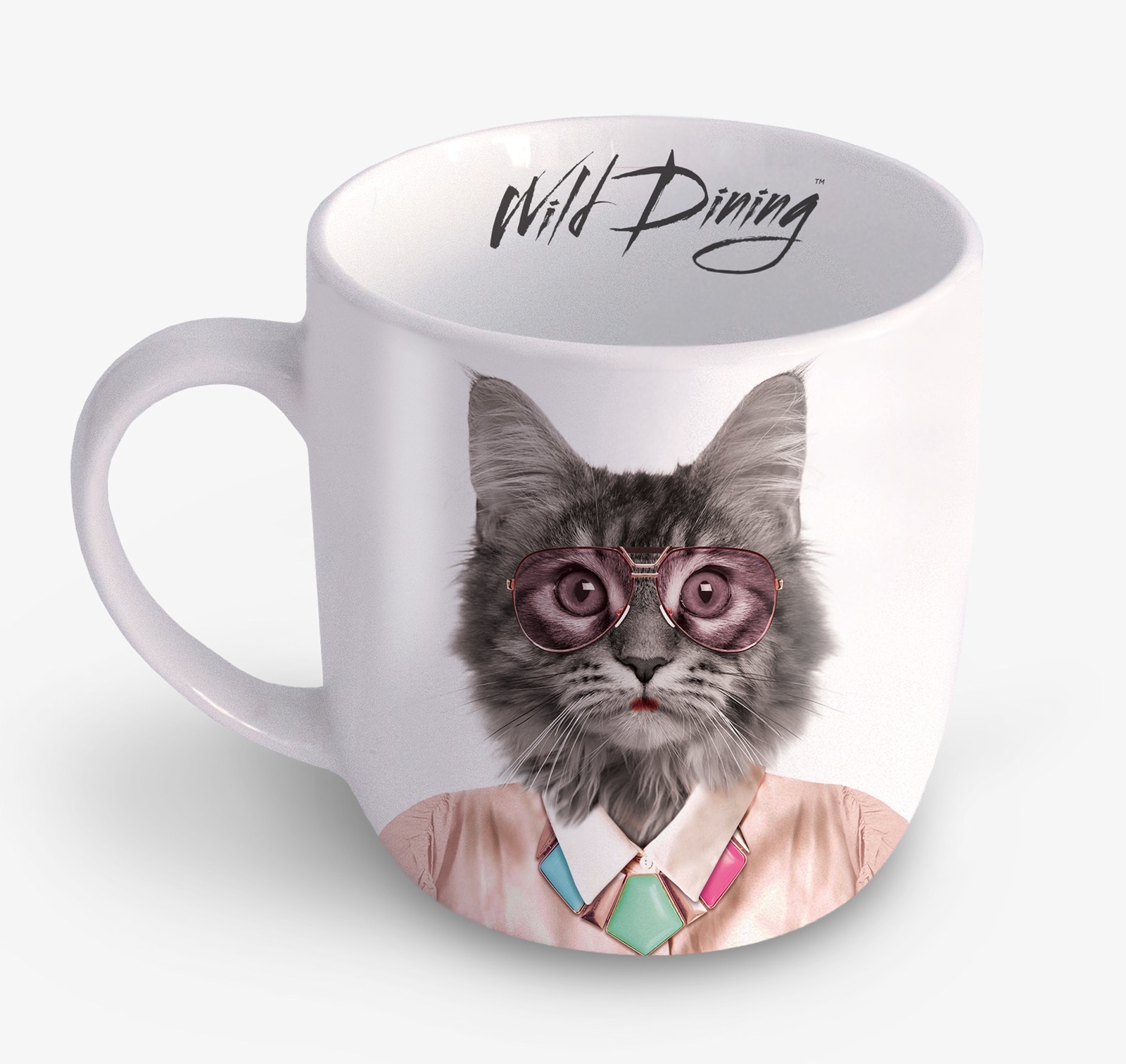 Wild Dining: Ceramic Mug - Cat image
