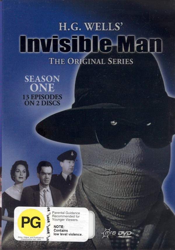 H.G. Wells' Invisible Man (1959) - The Original Series: Season 1 (2 Disc Set) on DVD image