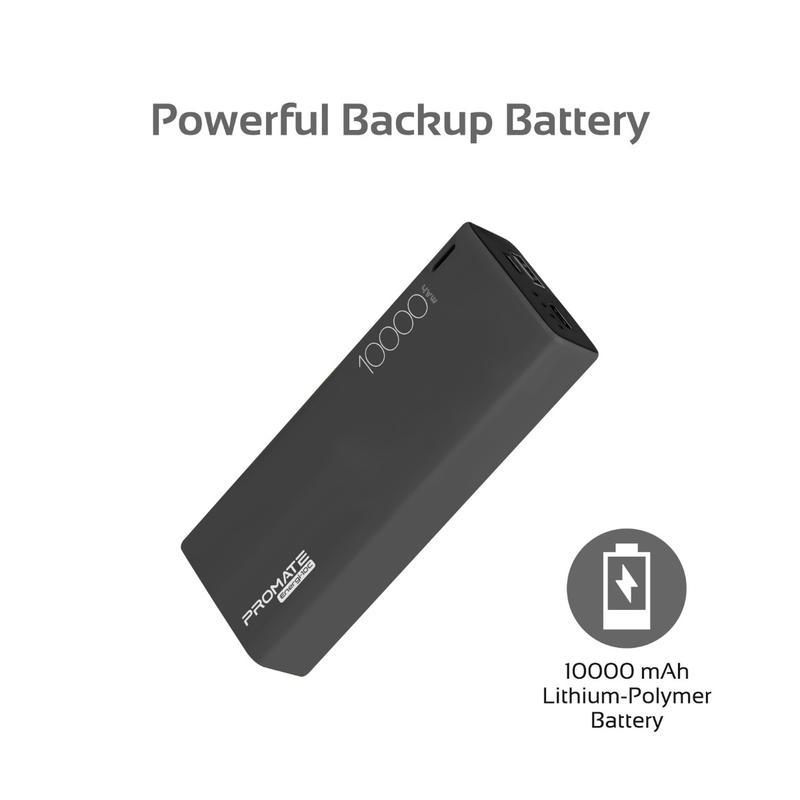 Promate Energi10C UltraSlim 10000mAh External Battery Pack with Type