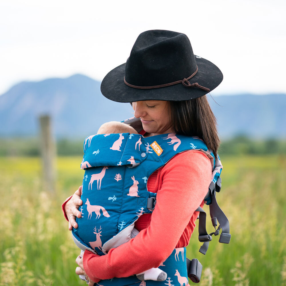 Beco Gemini Beco Baby Carrier Forest Critters Images at Mighty Ape NZ